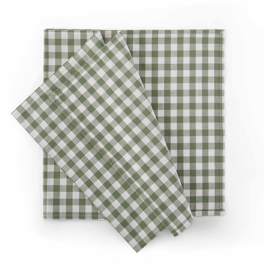 Dusklia - Gabriella Gingham Table Runner - Green
