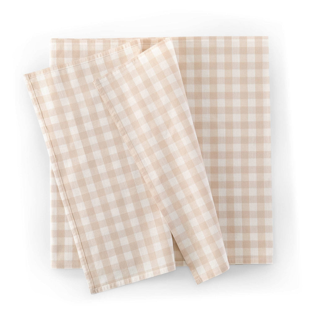 Dusklia - Gabriella Gingham Table Runner - Natural
