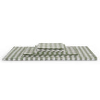 Dusklia - Gabriella Set of 4 Gingham Napkins - Green