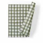 Dusklia - Gabriella Set of 4 Gingham Napkins - Green