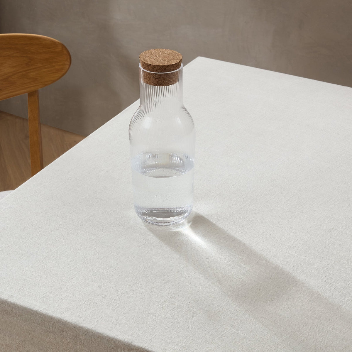 Dusklia - Gatsby Ripple Glass 1L Carafe - Clear