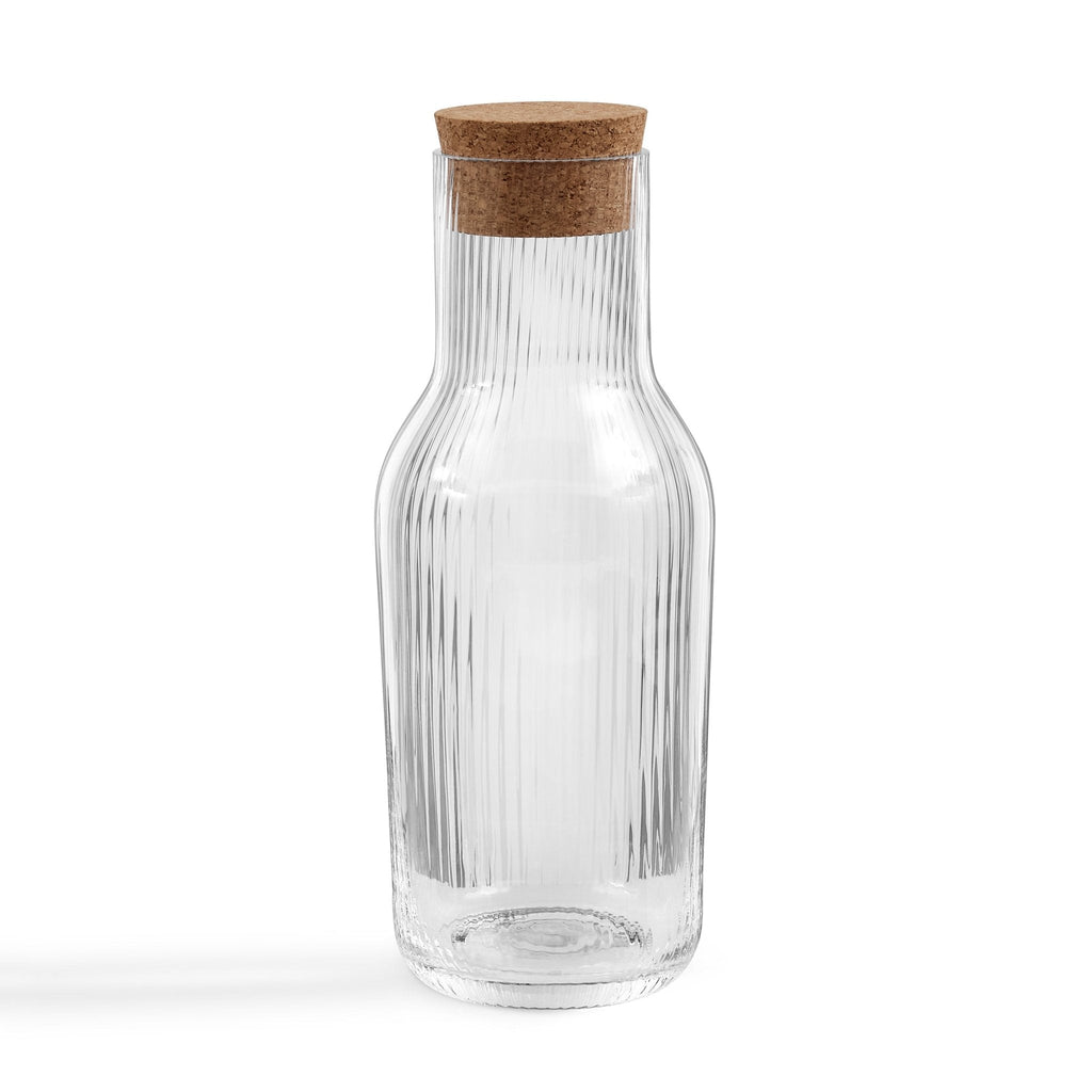Dusklia - Gatsby Ripple Glass 1L Carafe - Clear