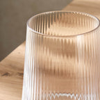 Dusklia - Gatsby Set of 4 Ripple Glass Tumblers - Clear