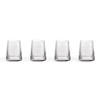 Dusklia - Gatsby Set of 4 Ripple Glass Tumblers - Smoked