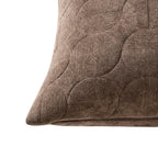 Dusklia - Geometric Embossed Cushion Cover - Taupe