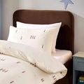 Dusklia - George Little Soldiers 100% Cotton Reversible Duvet Cover & Pillowcase set - Off White
