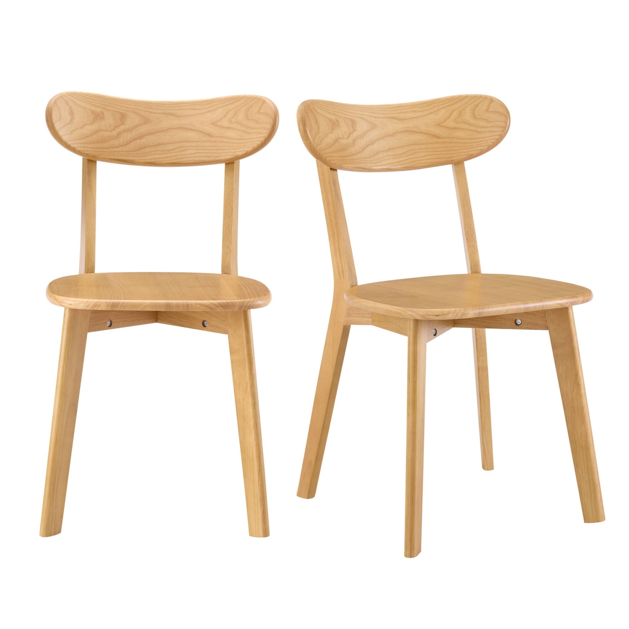 Dusklia - Georgia Set of 2 Dining Chairs - Light Wood