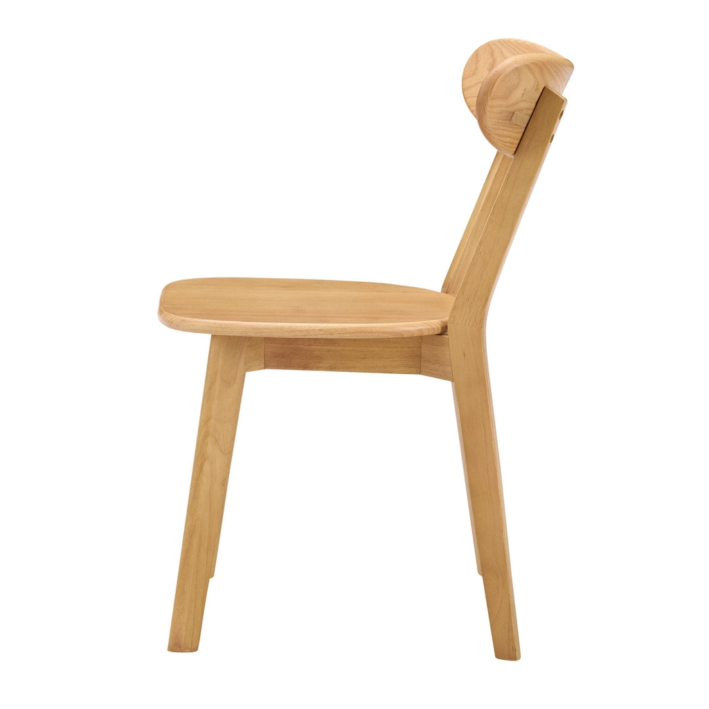 Dusklia - Georgia Set of 2 Dining Chairs - Light Wood