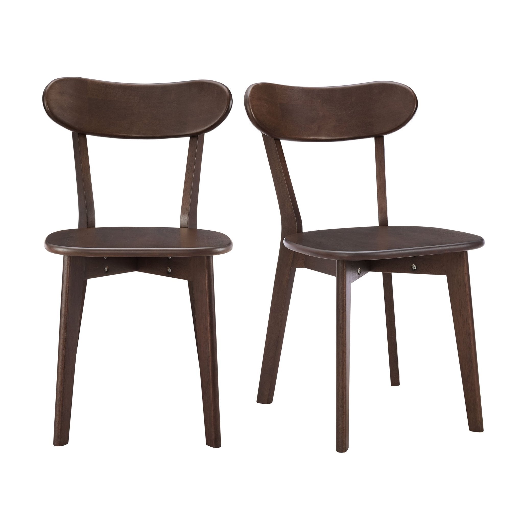 Dusklia - Georgia Set of 2 Dining Chairs - Walnut