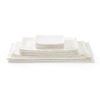 Dusklia - Girona Set of 4 Pom Pom Napkins - White