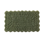 Dusklia - Goa Scalloped Bath Mat - Fern