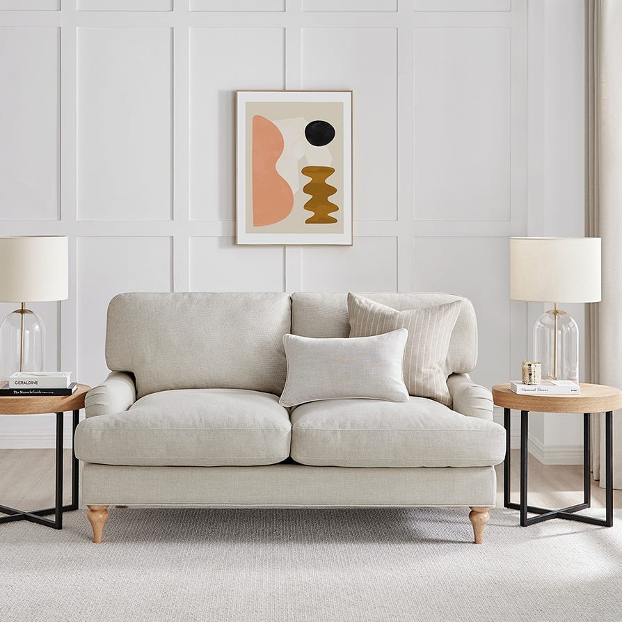 Dusklia - Hampshire 2 Seater Sofa - Beige