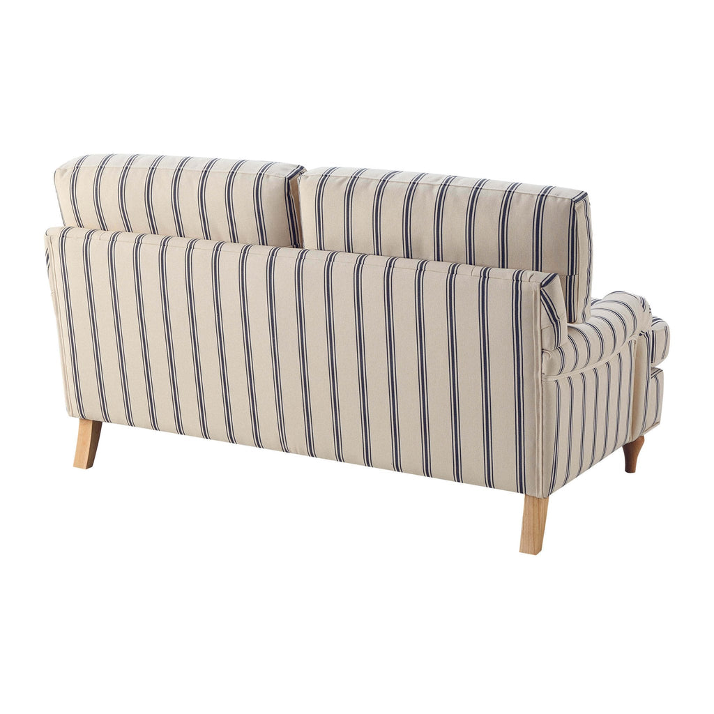 Dusklia - Hampshire 2 Seater Sofa - Blue Stripe