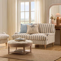Dusklia - Hampshire 2 Seater Sofa - Blue Stripe