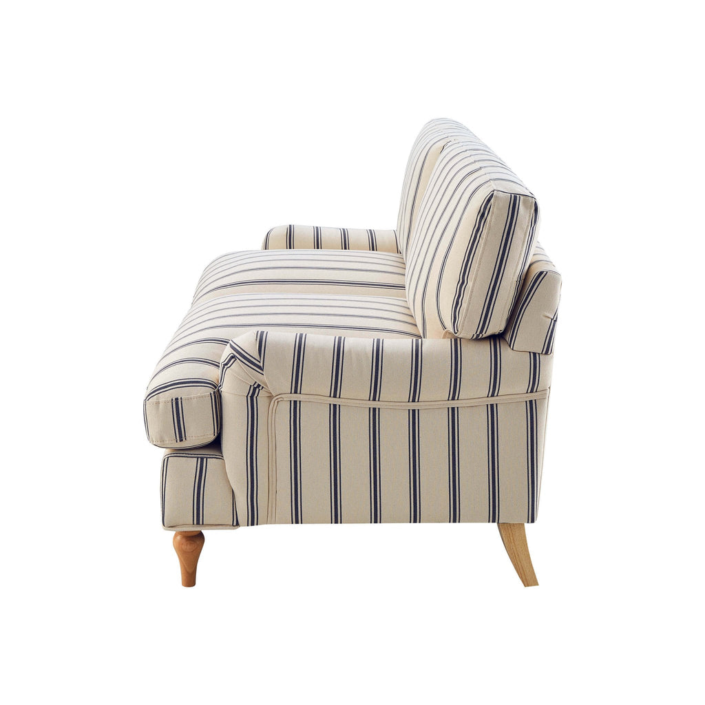 Dusklia - Hampshire 2 Seater Sofa - Blue Stripe