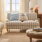Dusklia - Hampshire 2 Seater Sofa - Blue Stripe