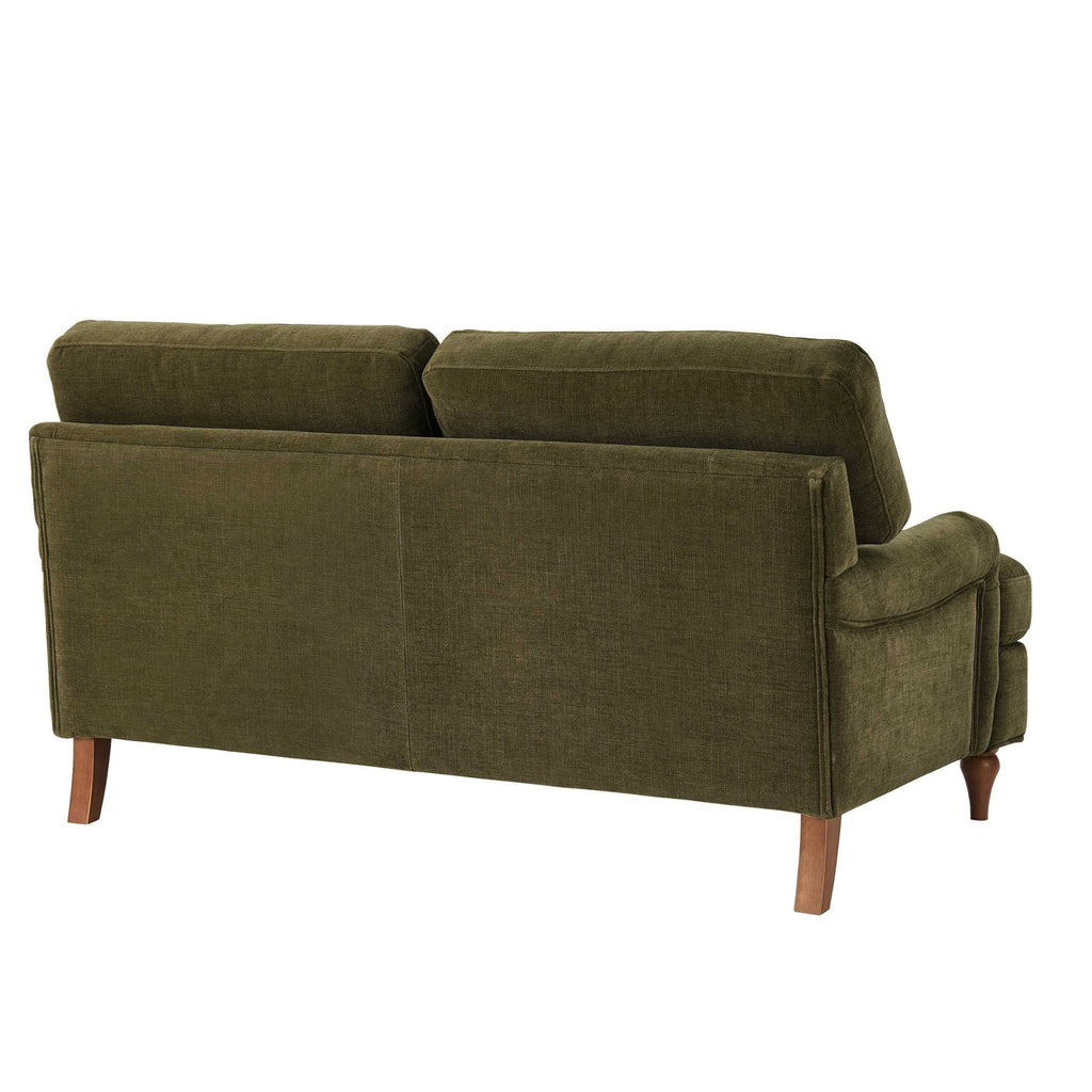 Dusklia - Hampshire 2 Seater Sofa - Chenille Olive