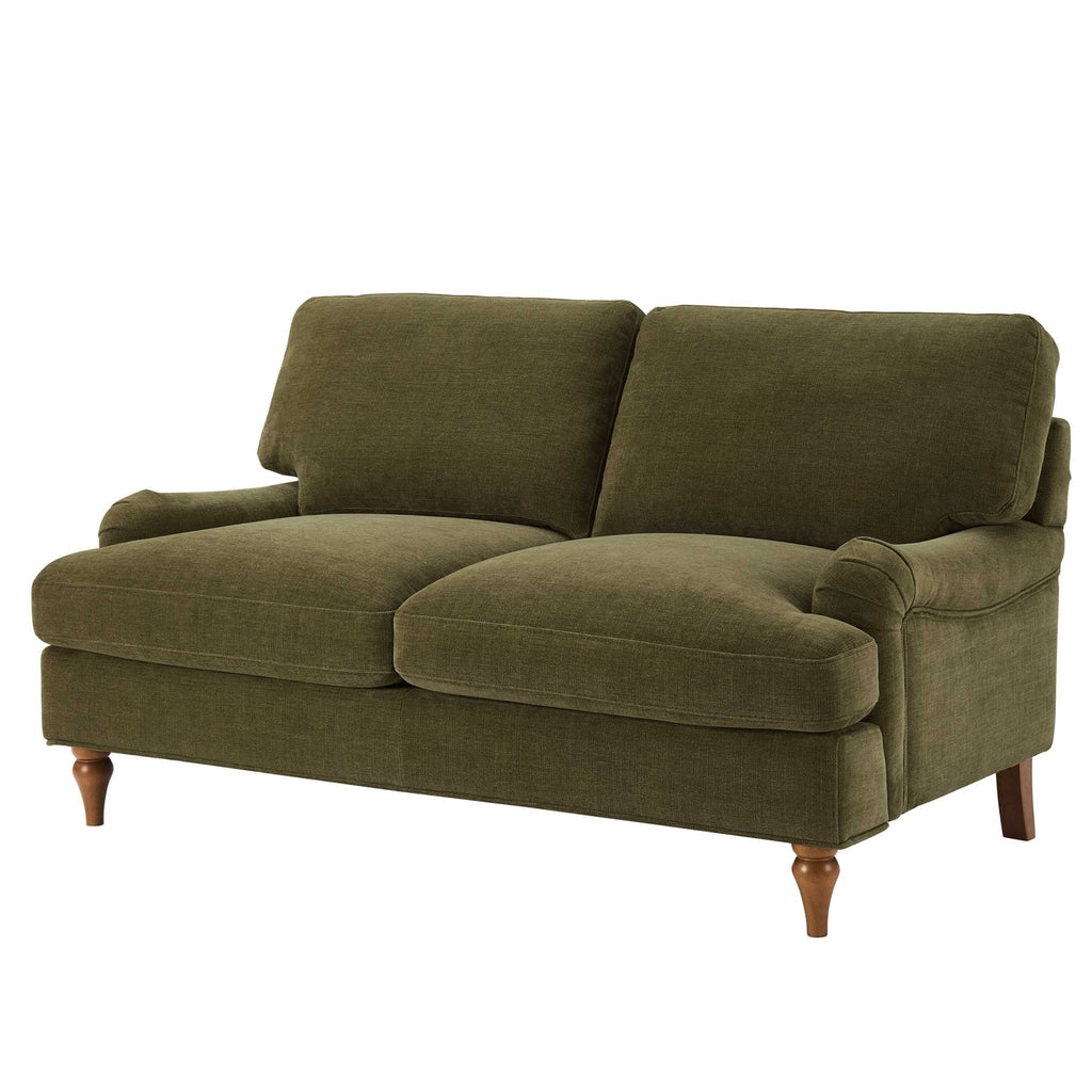 Dusklia - Hampshire 2 Seater Sofa - Chenille Olive