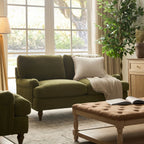 Dusklia - Hampshire 2 Seater Sofa - Chenille Olive