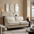 Dusklia - Hampshire 2 Seater Sofa - Cream/Black