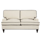 Dusklia - Hampshire 2 Seater Sofa - Cream/Black