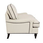 Dusklia - Hampshire 2 Seater Sofa - Cream/Black