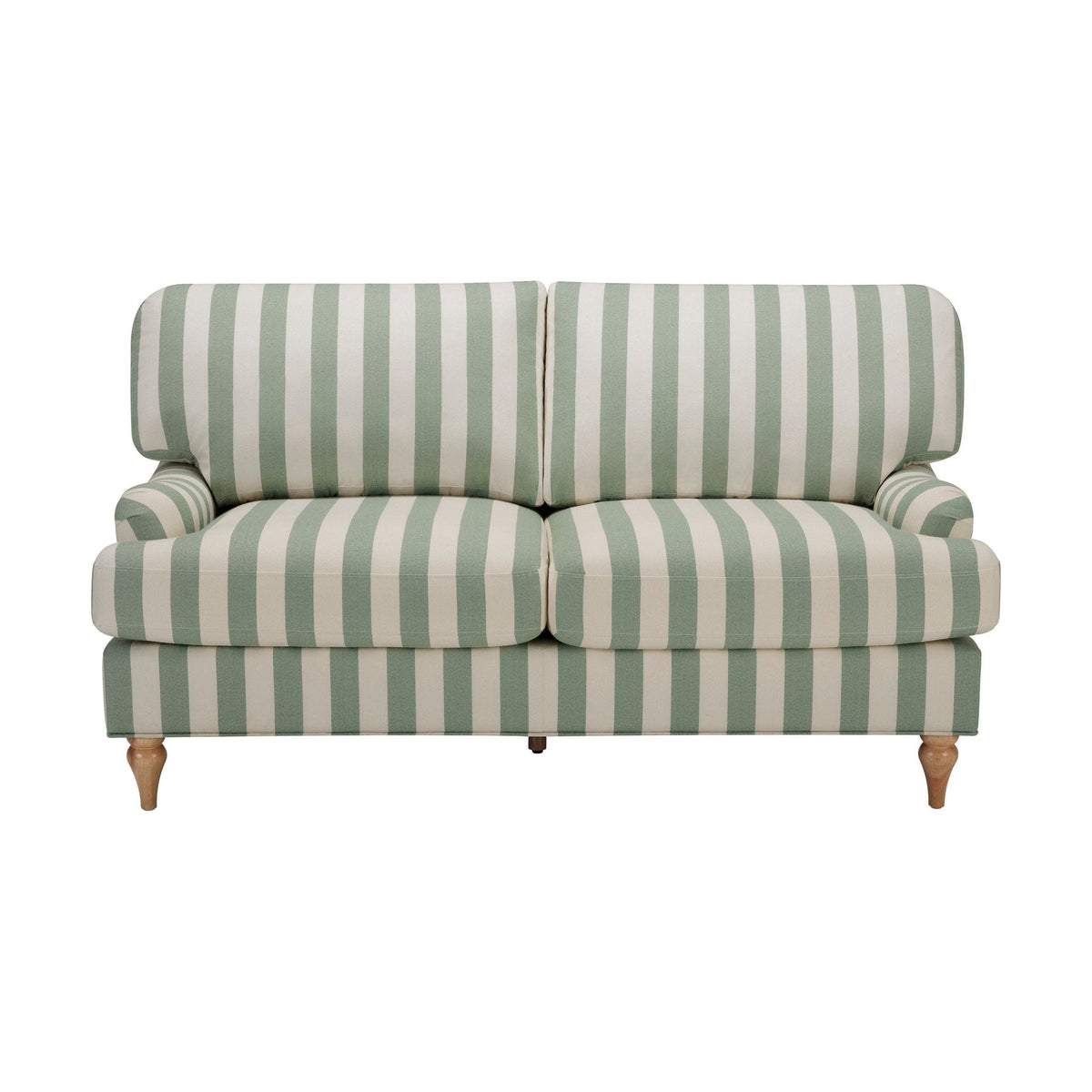 Dusklia - Hampshire 2 Seater Sofa - Green Stripe