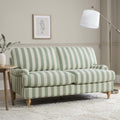 Dusklia - Hampshire 2 Seater Sofa - Green Stripe
