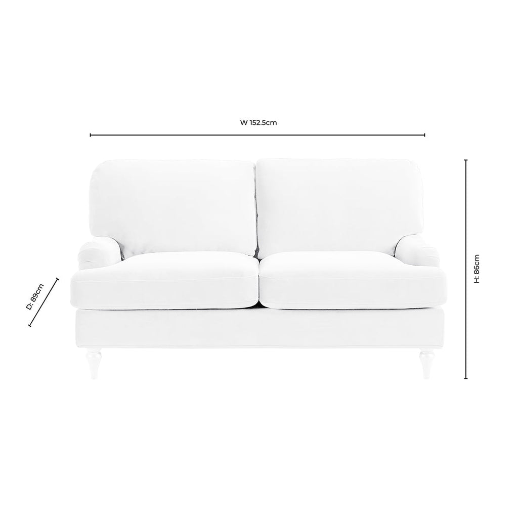Dusklia - Hampshire 2 Seater Sofa - Royal Blue