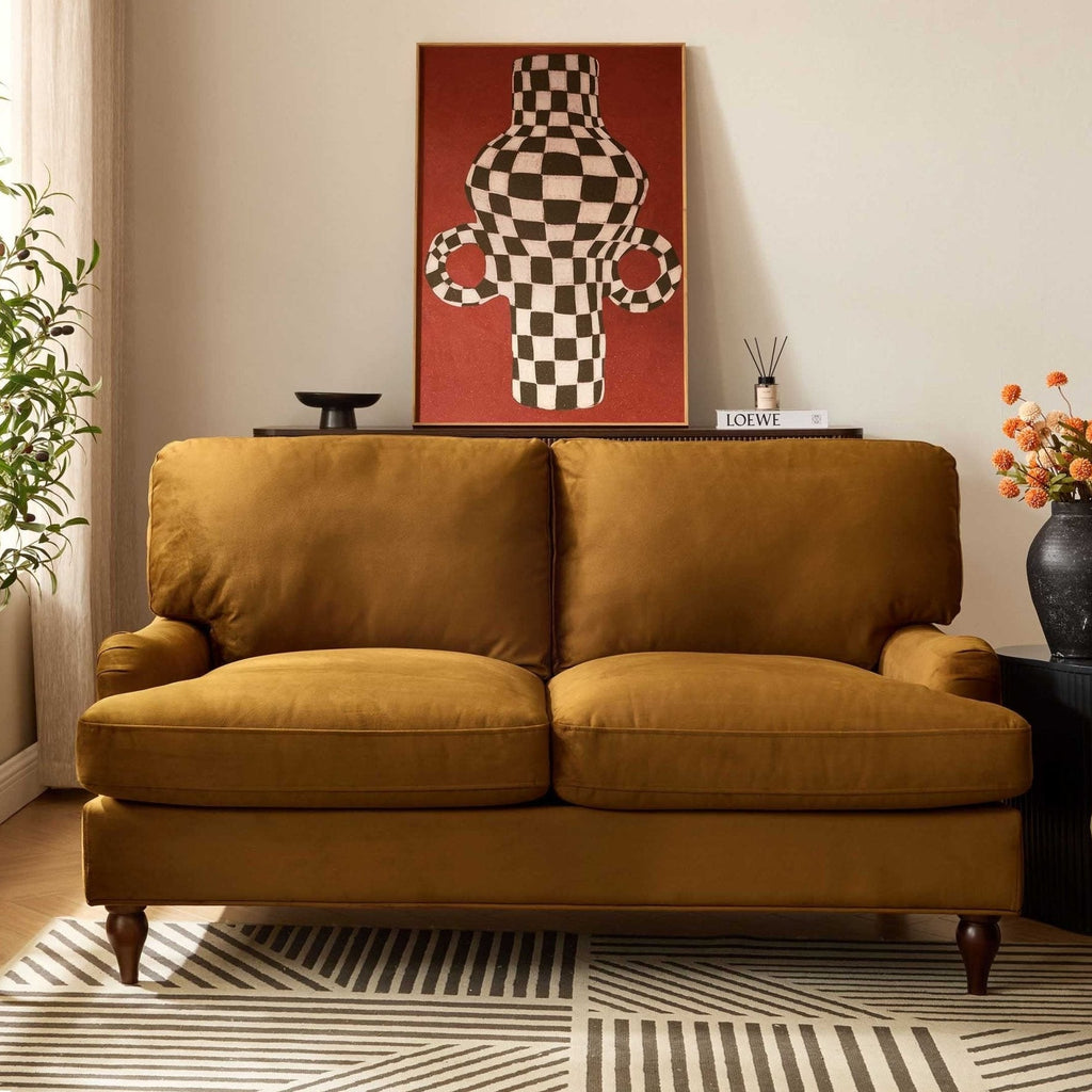 Dusklia - Hampshire 2 Seater Sofa - Muted Gold