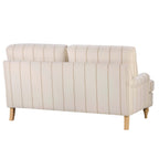 Dusklia - Hampshire 2 Seater Sofa - Thin Natural Stripe