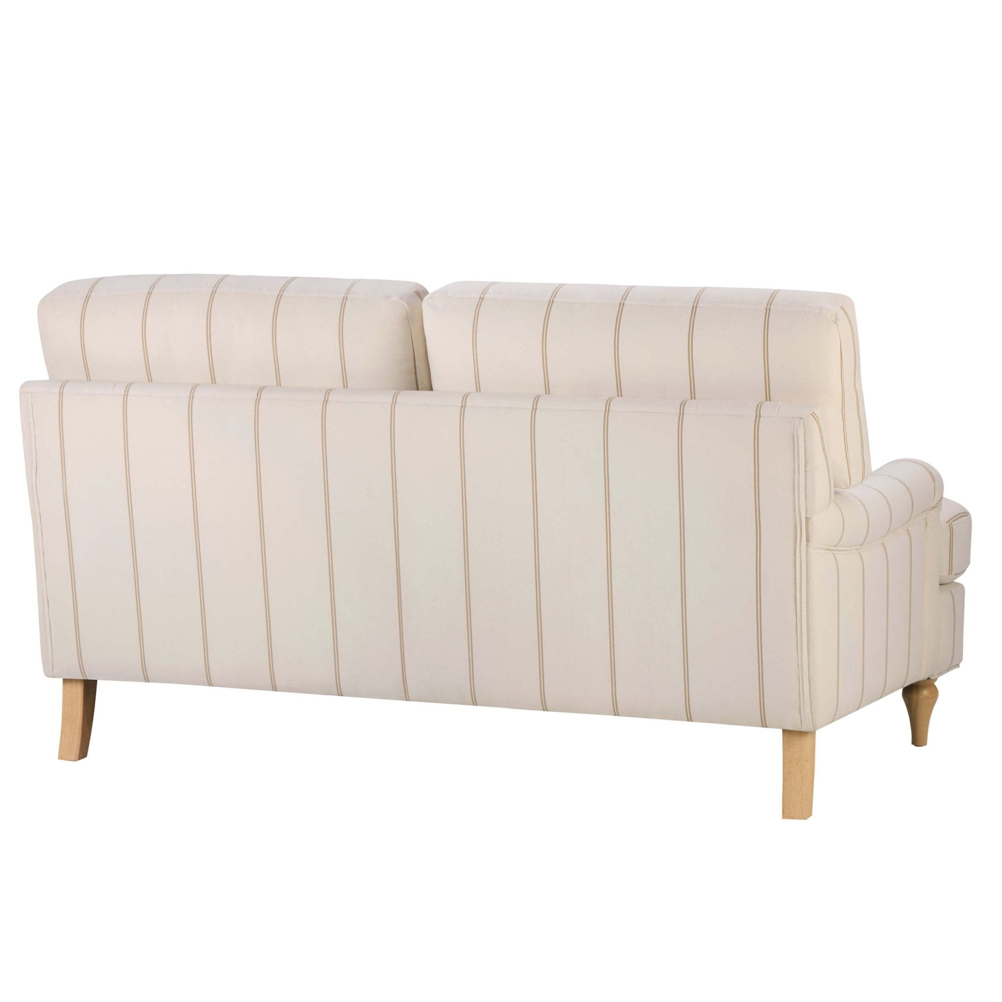 Dusklia - Hampshire 2 Seater Sofa - Thin Natural Stripe