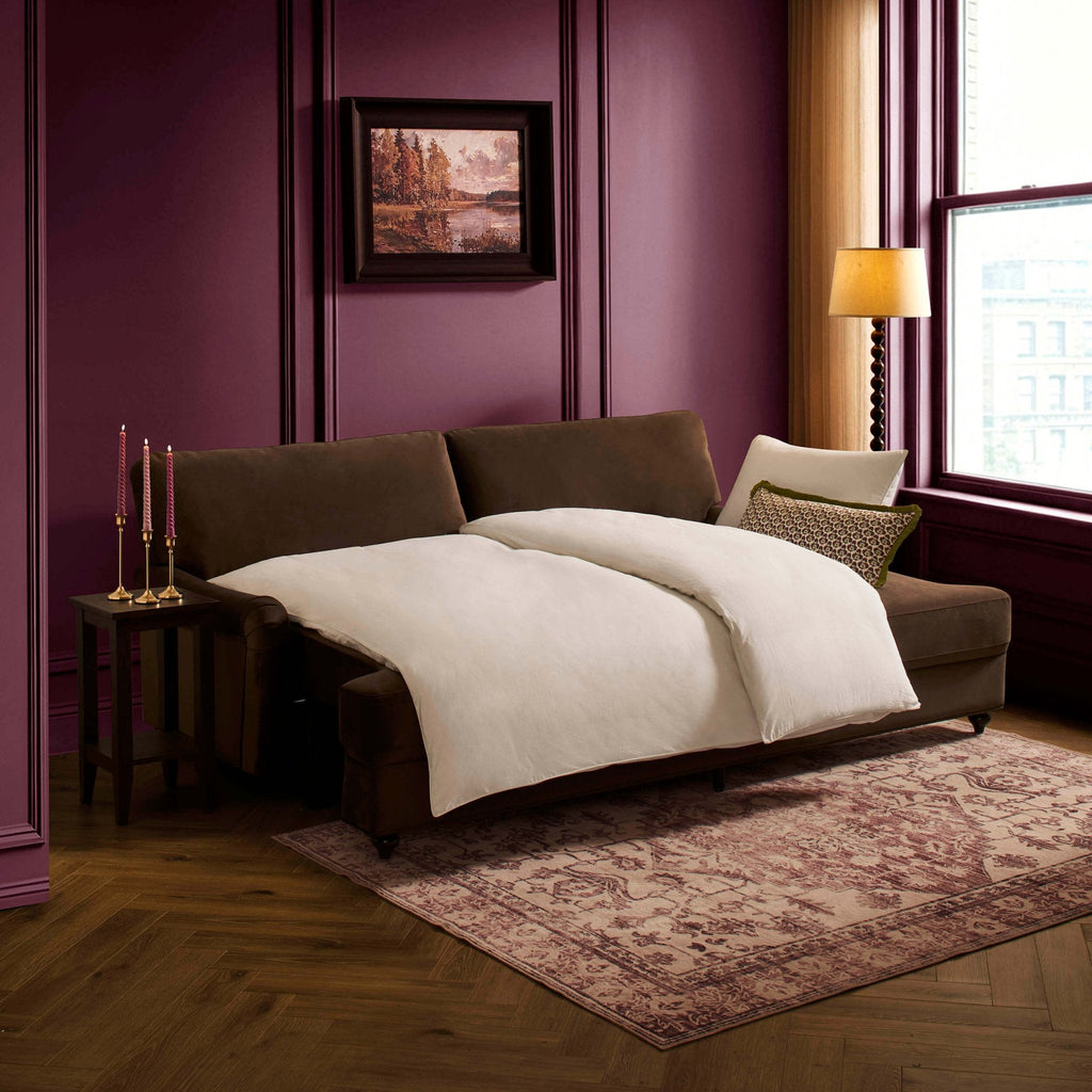 Dusklia - Hampshire 3 Seater Sofa Bed - Cappuccino