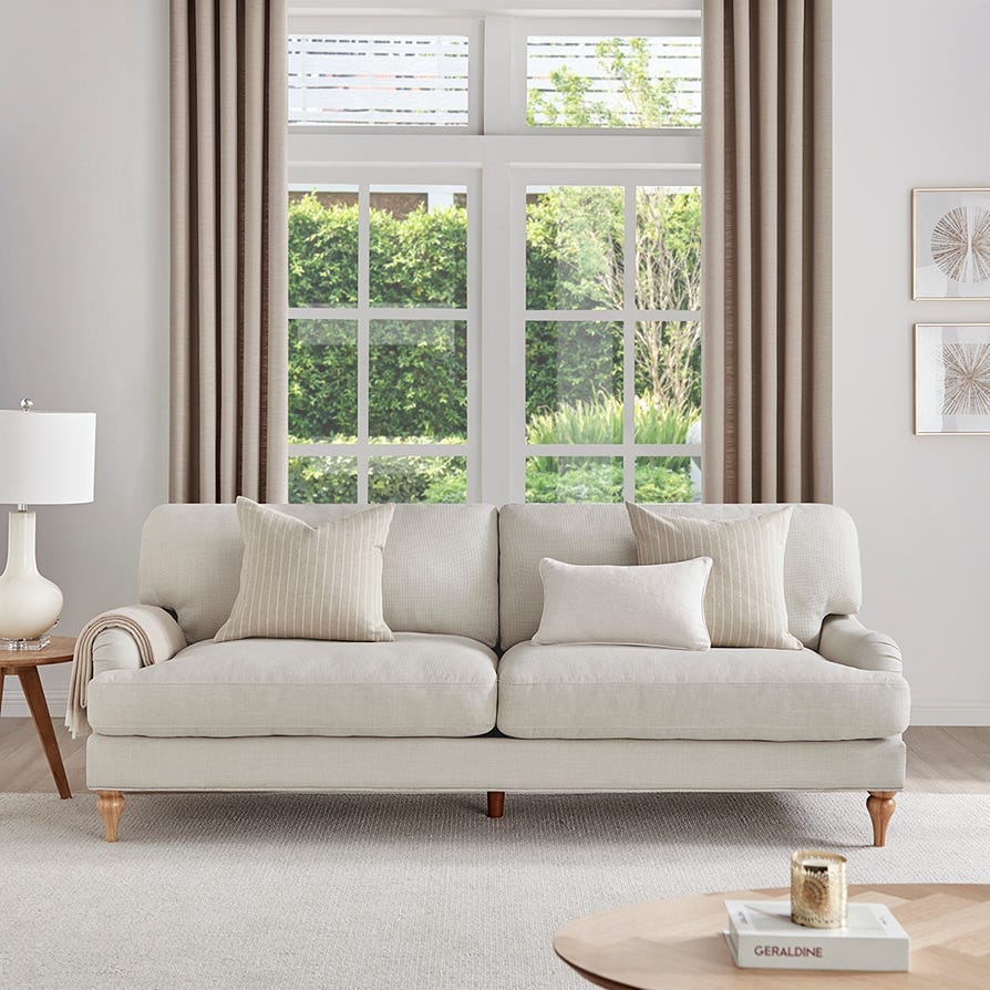 Dusklia - Hampshire 3 Seater Sofa - Beige