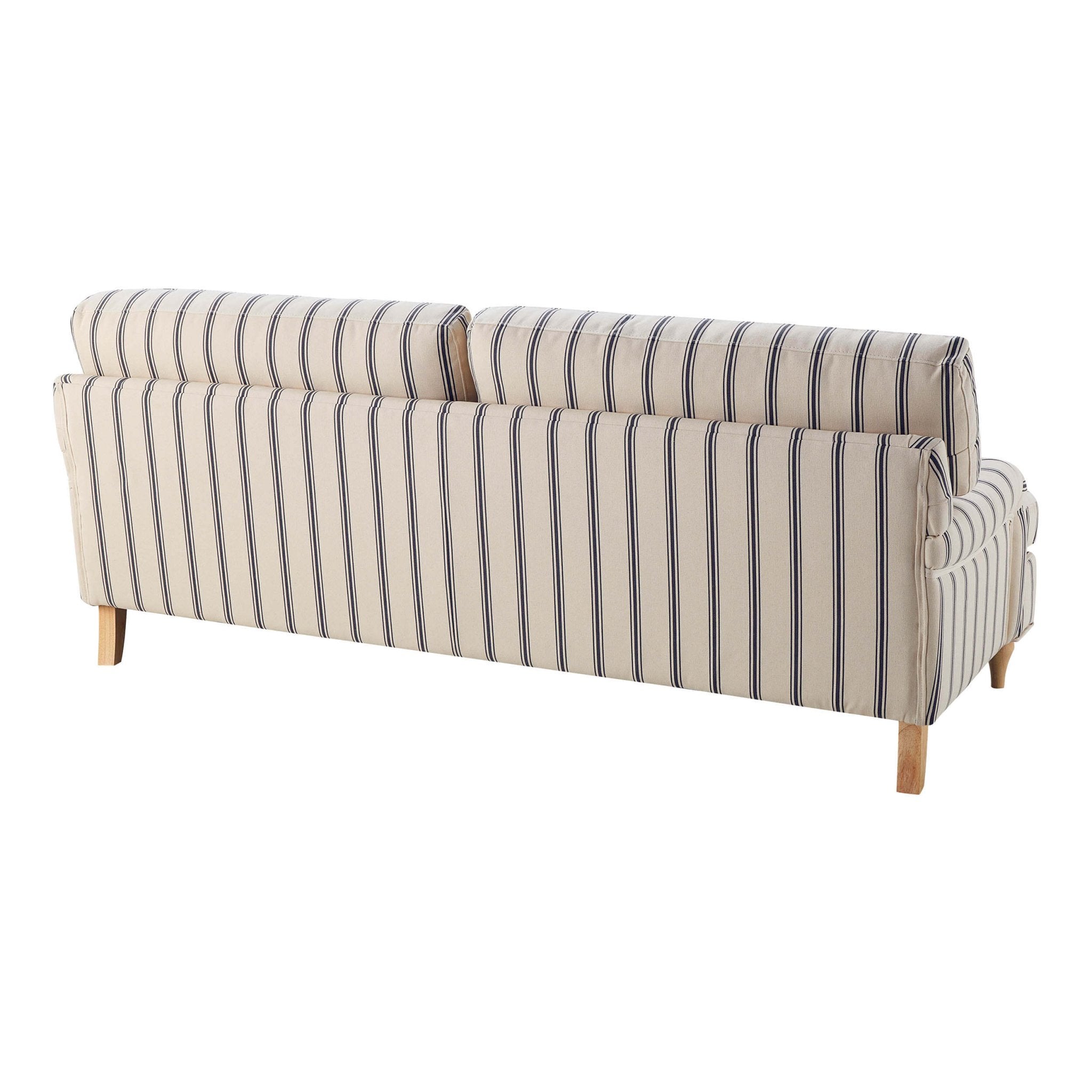 Dusklia - Hampshire 3 Seater Sofa - Blue Stripe