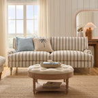 Dusklia - Hampshire 3 Seater Sofa - Blue Stripe