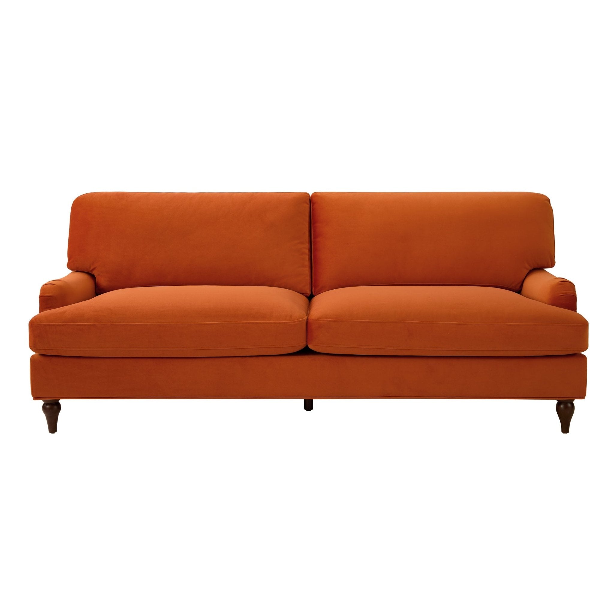 Dusklia - Hampshire 3 Seater Sofa - Bright Orange