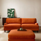 Dusklia - Hampshire 3 Seater Sofa - Bright Orange