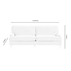 Dusklia - Hampshire 3 Seater Sofa - Beige