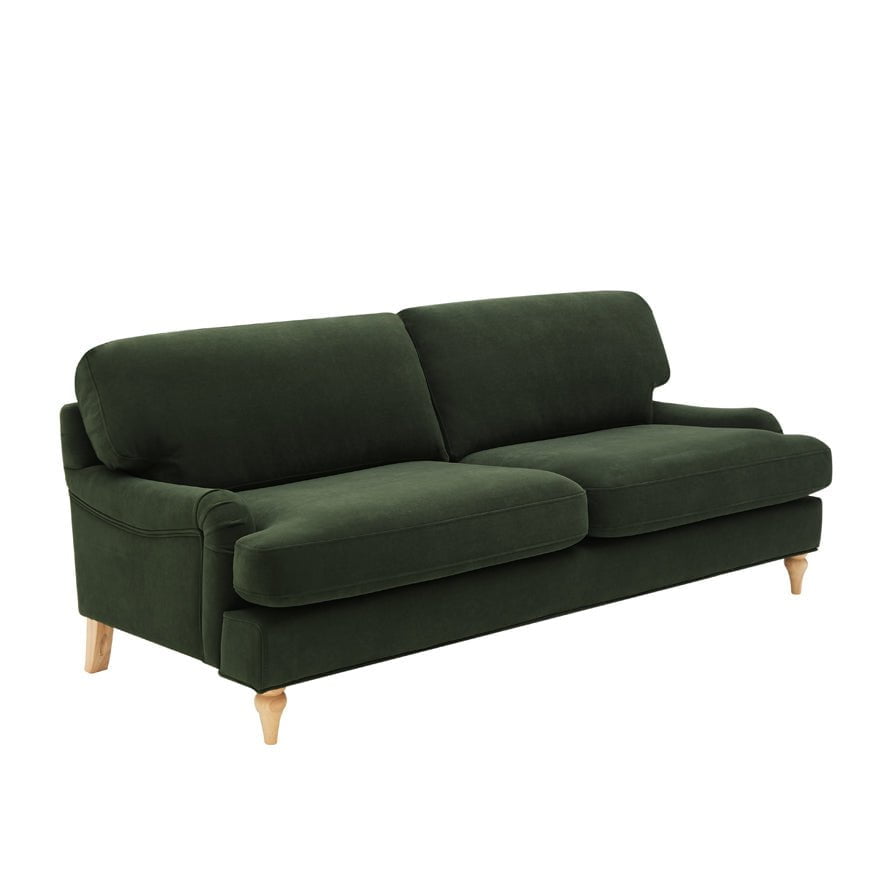 Dusklia - Hampshire 3 Seater Sofa - Dark Olive Green
