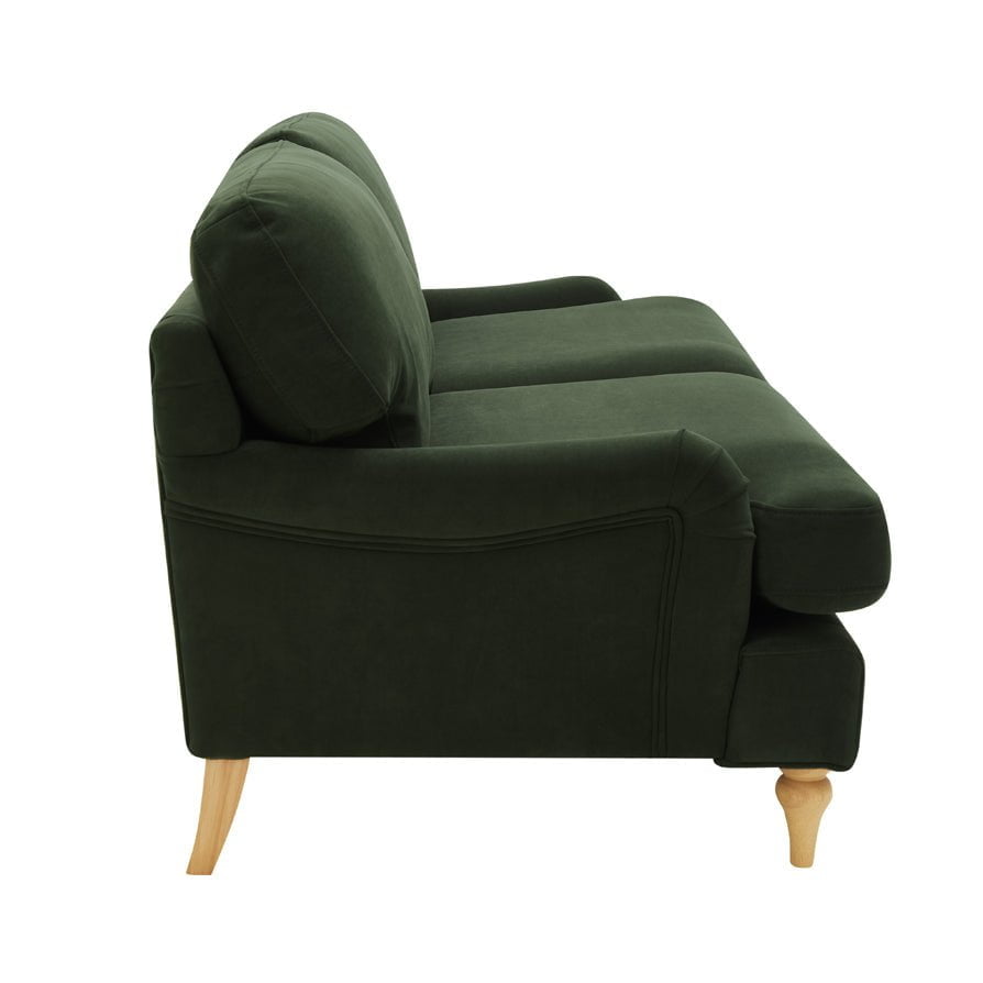 Dusklia - Hampshire 3 Seater Sofa - Dark Olive Green