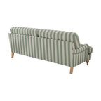 Dusklia - Hampshire 3 Seater Sofa - Green Stripe