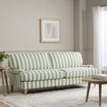 Dusklia - Hampshire 3 Seater Sofa - Green Stripe