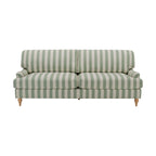 Dusklia - Hampshire 3 Seater Sofa - Green Stripe