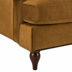 Dusklia - Hampshire 3 Seater Sofa - Muted Gold