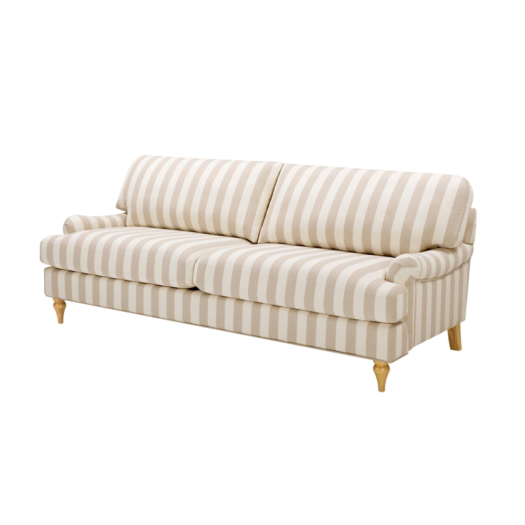 Dusklia - Hampshire 3 Seater Sofa - Natural Stripe