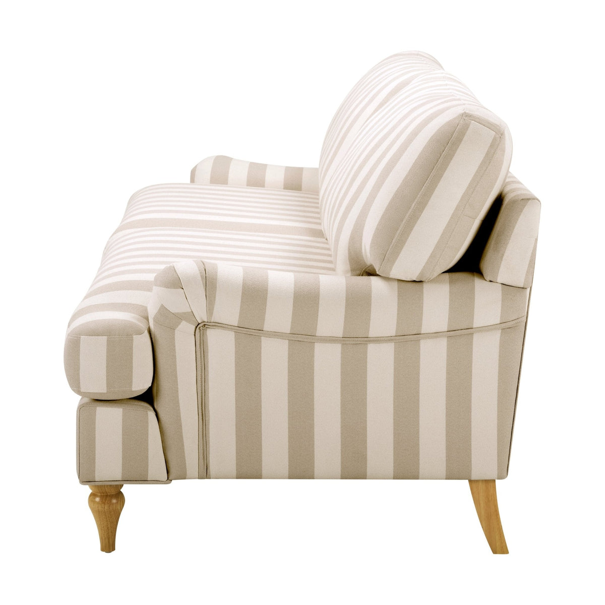 Dusklia - Hampshire 3 Seater Sofa - Natural Stripe