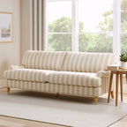 Dusklia - Hampshire 3 Seater Sofa - Natural Stripe