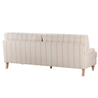Dusklia - Hampshire 3 Seater Sofa - Thin Natural Stripe