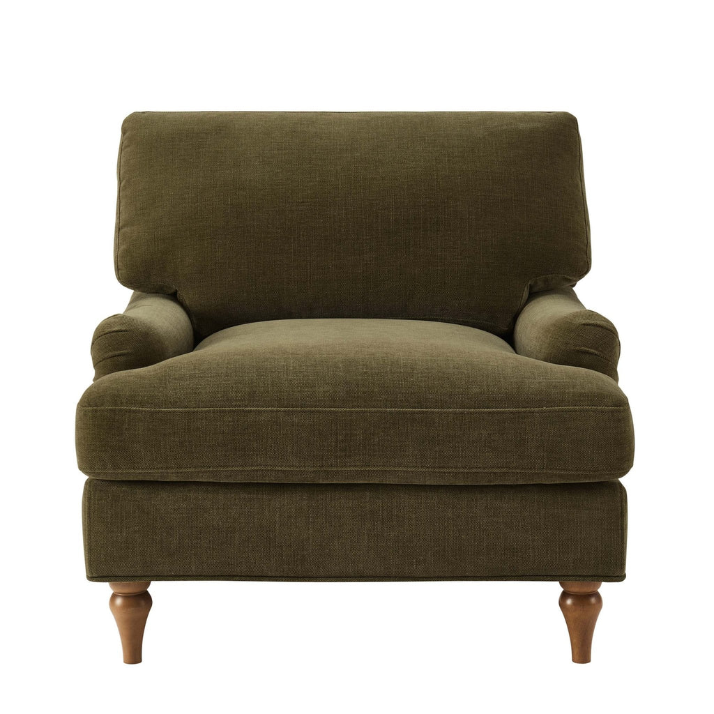 Dusklia - Hampshire Armchair - Chenille Olive